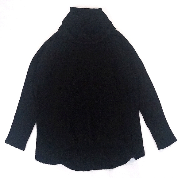 Vince Women's Black Cashmere & Virgin Wool Cowl Neck Long Sleeve Sweater M - Picture 6 of 10